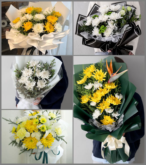 安徽宿州市灵璧县黄湾镇三桥村白事花束代送